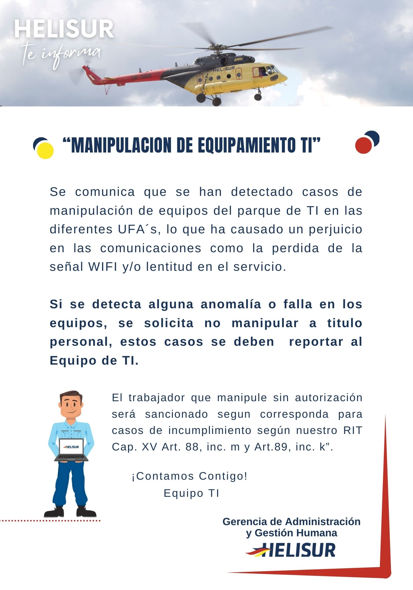 Manipulación de Equipamiento TI