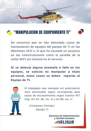 Manipulación de Equipamiento TI