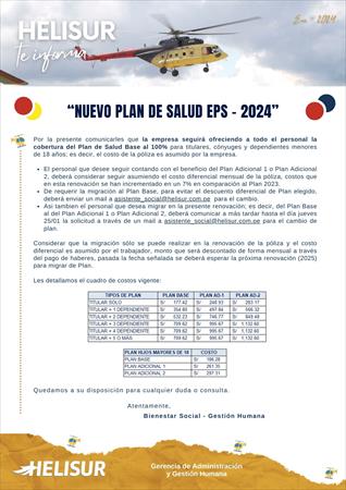 NUEVO PLAN EPS 2024